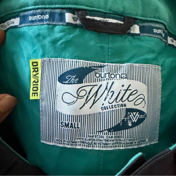 Burton The White Collection Women's Dark Charco Gray  Snowboarding/ Ski Pants S - Picture 6 of 12